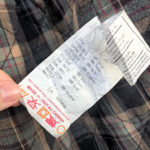 Trailways Men's Full Zip Flannel Lined Hooded Chore Field Jacket Brown XL Cotton - Picture 12 of 15